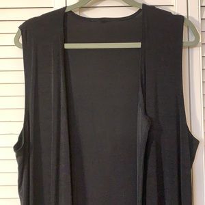 Long Open Sleeveless Wrap